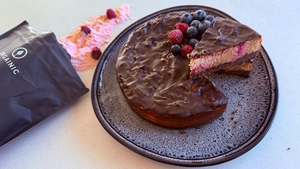 Himbeer-Schoko-Käsekuchen