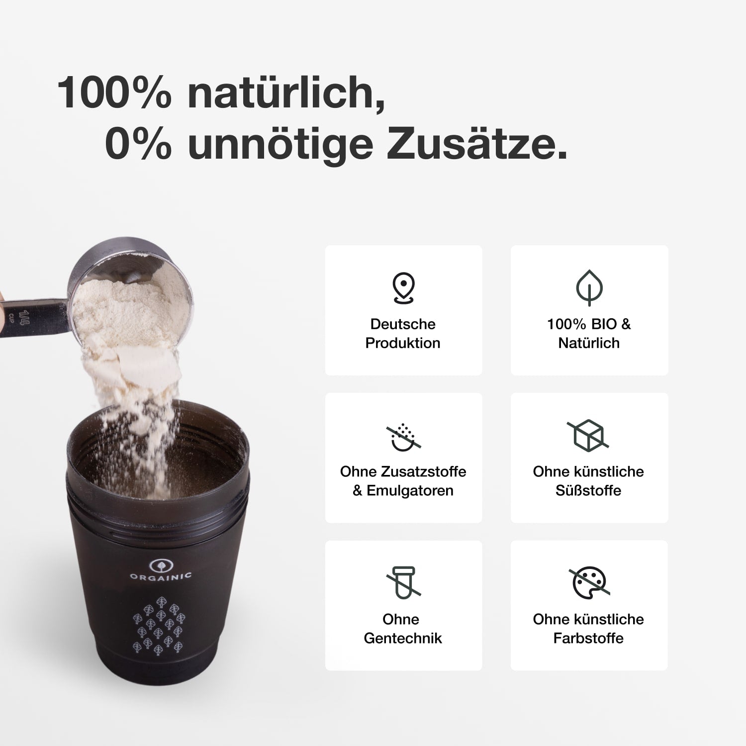 künstliche proteine ungesund Bio Whey Protein 1000g